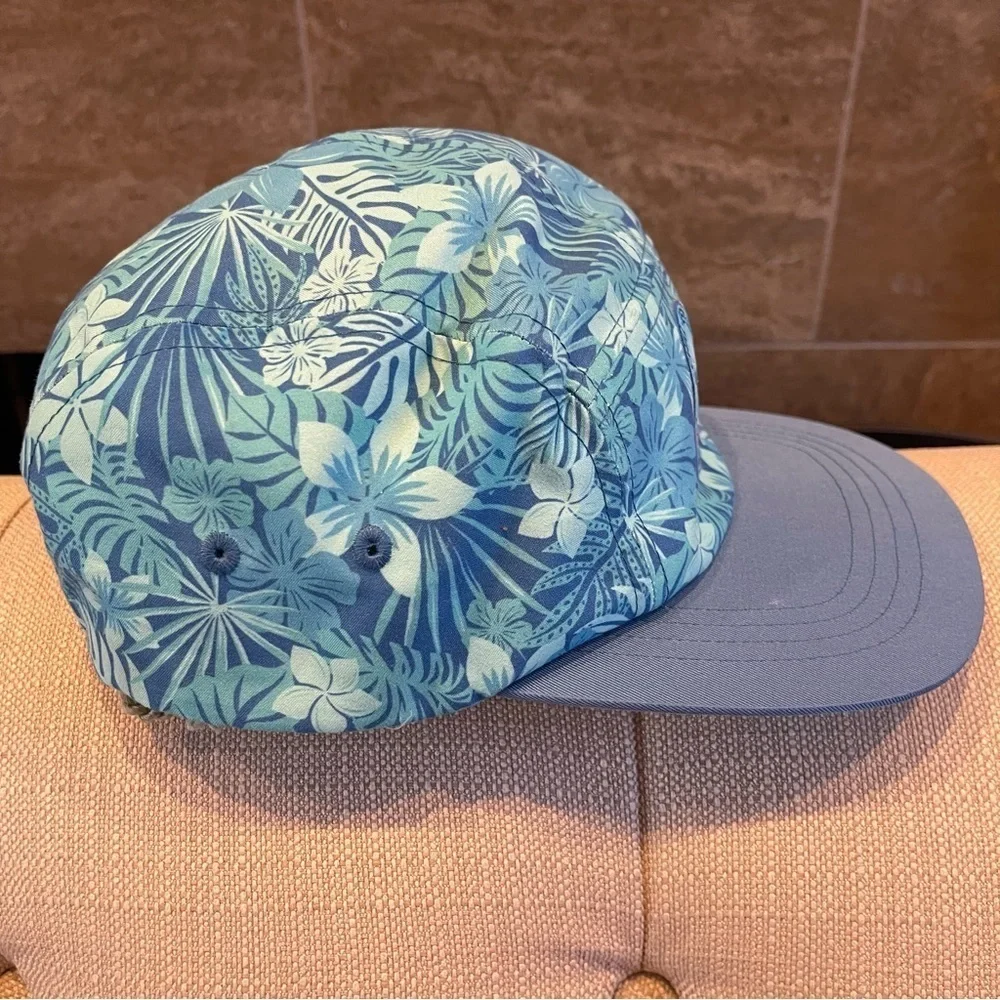 Disney Park Stitch Five Panel Baseball Hat Cap Light Blue Lilo Surf Chill Repeat